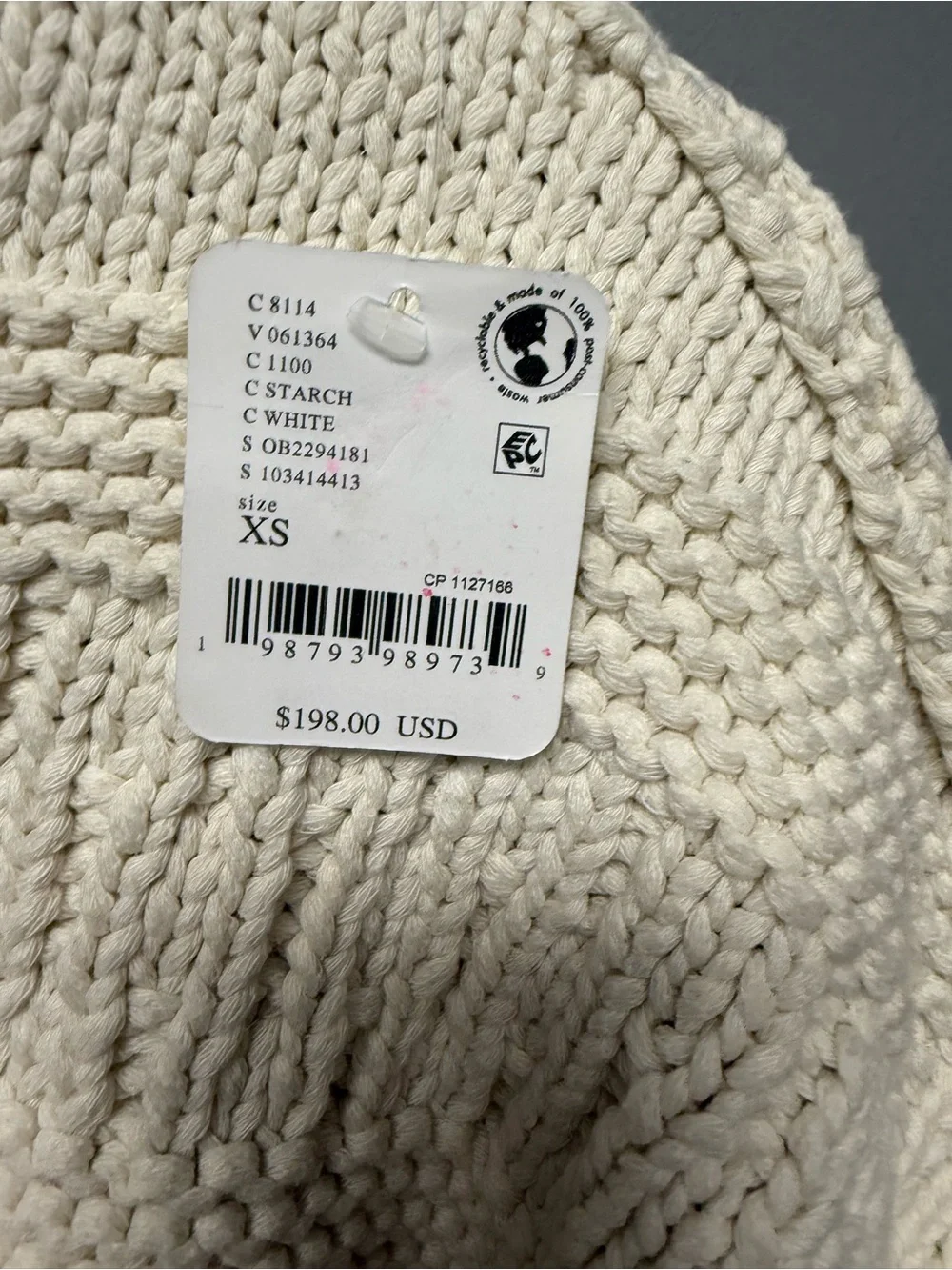 We The Free Lil Lad Cardi Starch White - Picture 5 of 8